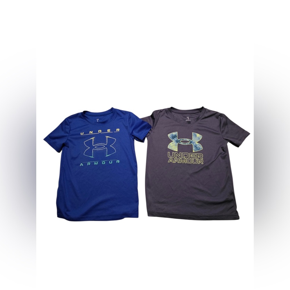 Under Armour Kids' Blue and Gray Tees